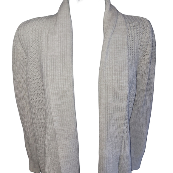 Old Navy beige open front cardigan M - Picture 1 of 7